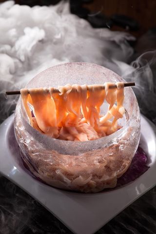 火锅菜品配菜鸭肠鹅肠鸡肠