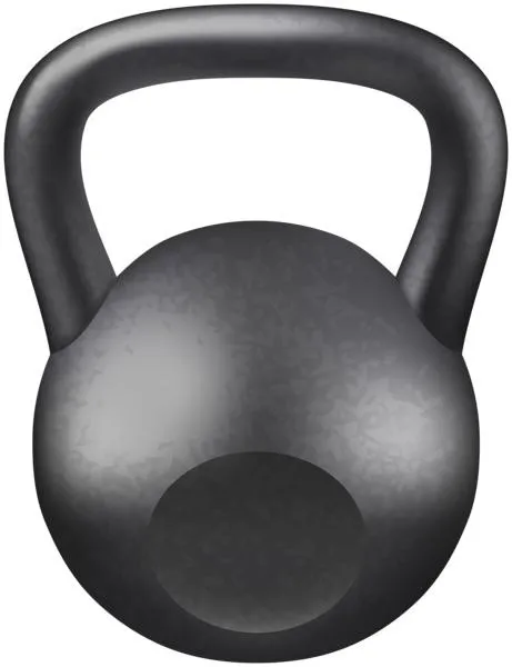 壶铃 PNG免抠(461x600)