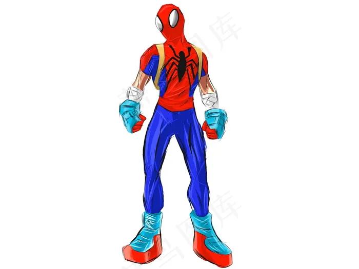 蜘蛛侠卡通图片