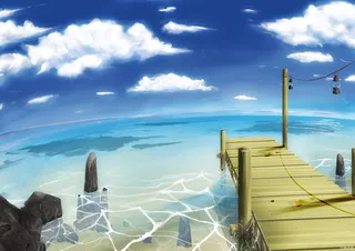 河边小桥壁纸1006