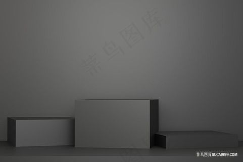 黑色场景空间背景