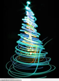 绚丽多彩的炫光圣诞树 绚丽多彩的炫光圣诞树
