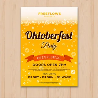 酒吧酒类海报 啤酒节