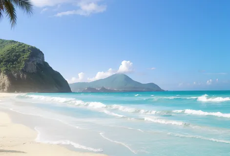 蓝色自然风大海壁纸4