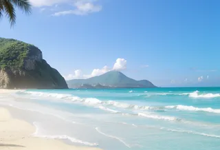 蓝色自然风大海壁纸4