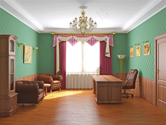 时尚欧式办公室装修