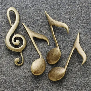 金属音乐乐符摄影图片