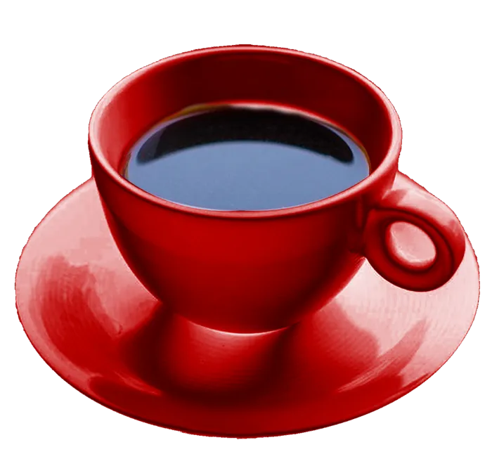 咖啡红杯子免抠图