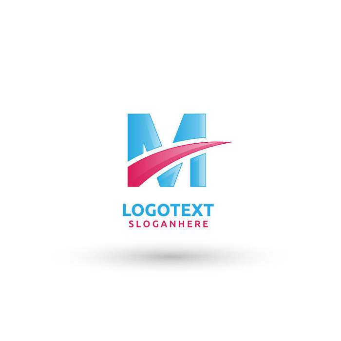 图标标识标志立体几何图形企业商标VI品牌LOGO设计模板AI矢量素材