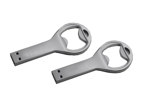 免抠银白色开瓶器实物图