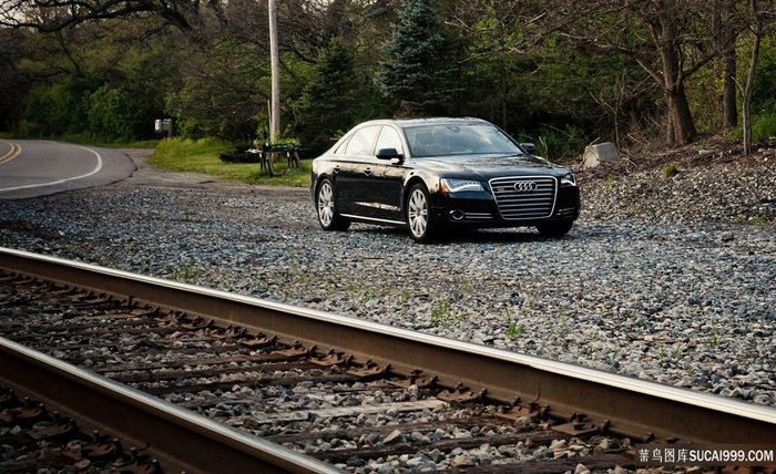 铁路汽车风景画