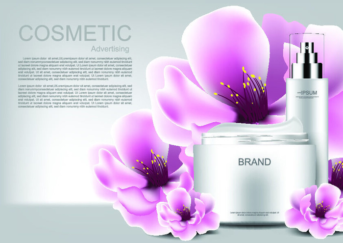 设计化妆品样品素材