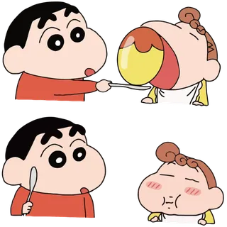 蜡笔小新可爱动画人物免扣素材