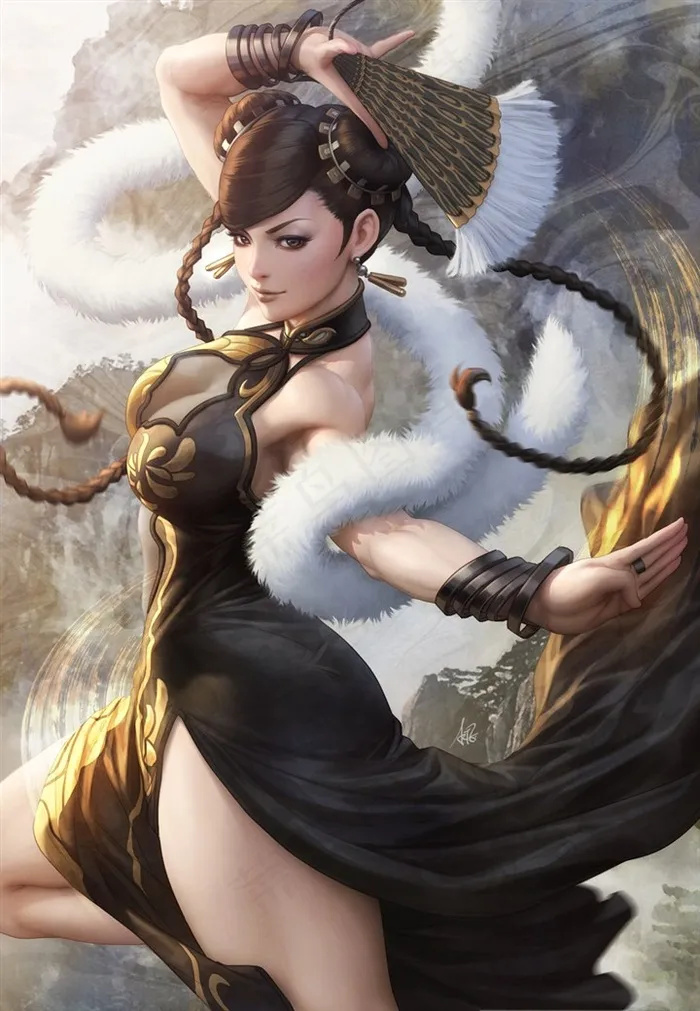 中国古装美女动漫图片
