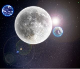 元宇宙世界天空背景墙风景