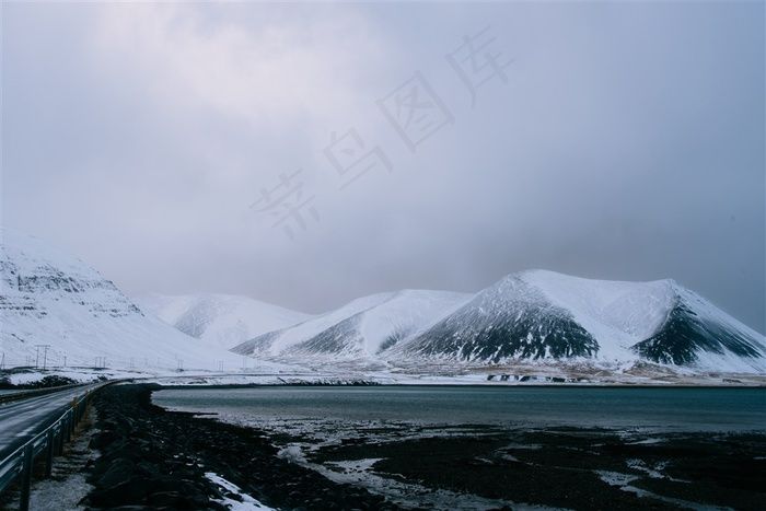 壮观的雪山风景