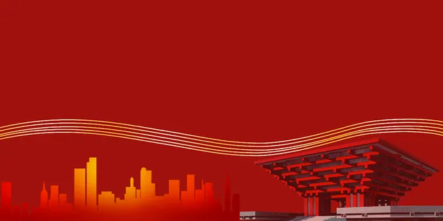 红色主题背景