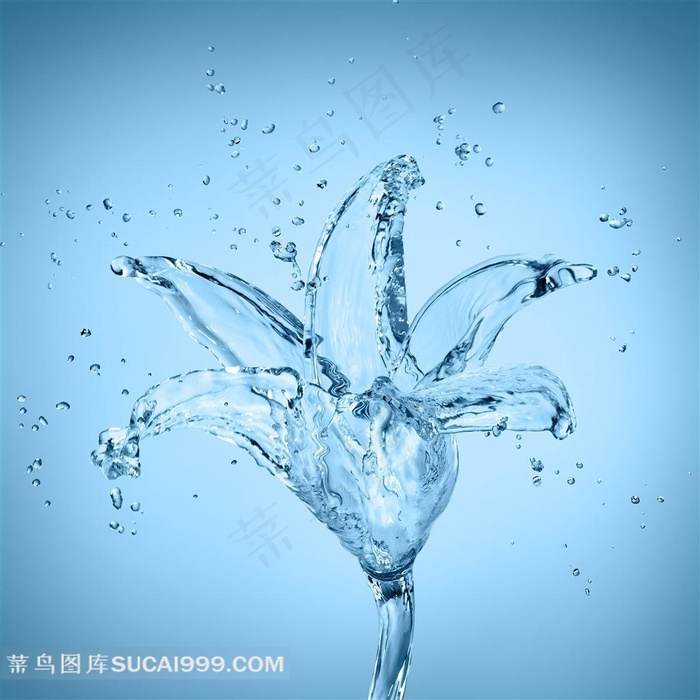 精美水花图片高清图片