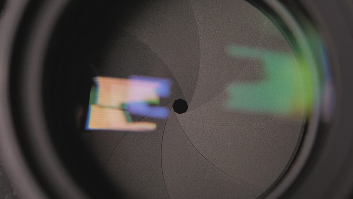 快门反射彩色图形