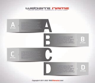 免抠创意字母标签