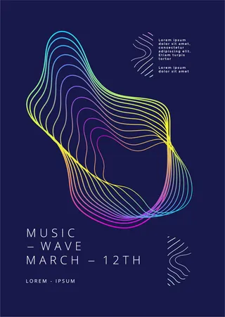 多彩渐变流体背景