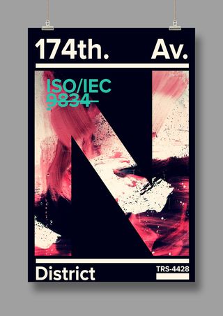 国外时尚 潮流海报 英文PSD海报