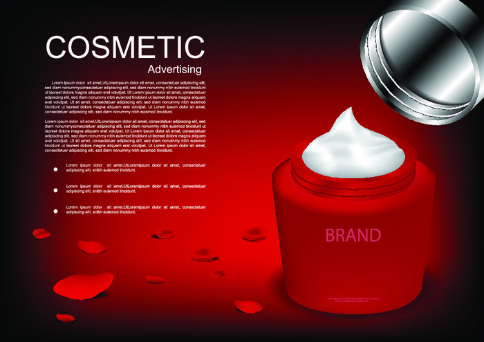 设计化妆品样品素材