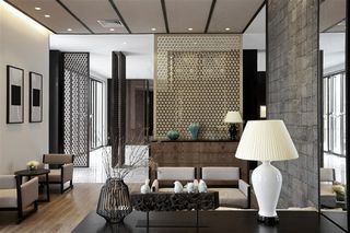 新中式简约客厅装饰图