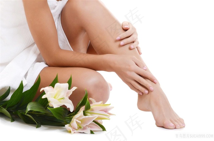 写真美腿摄影图片