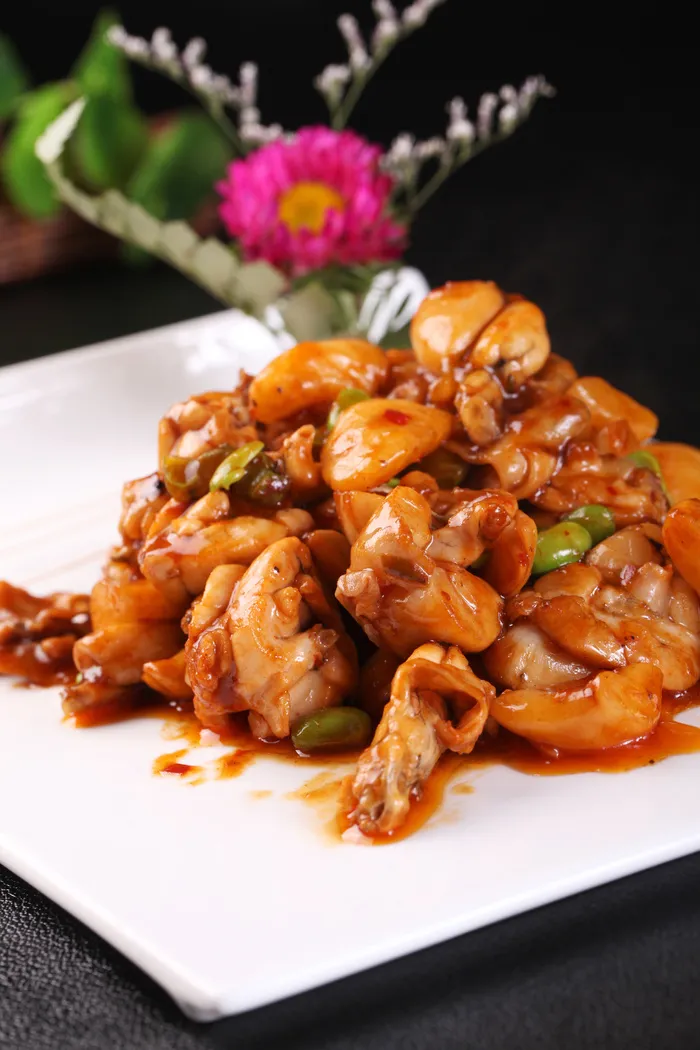 南湖嫩菱爆石鸡 (2)