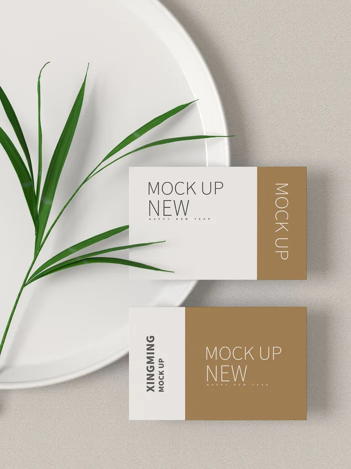 高端大气商务名片样机psd模版下载