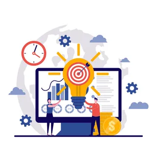 扁平化人物场景办公互联网等距ai矢量设计网页海报UI素材插画