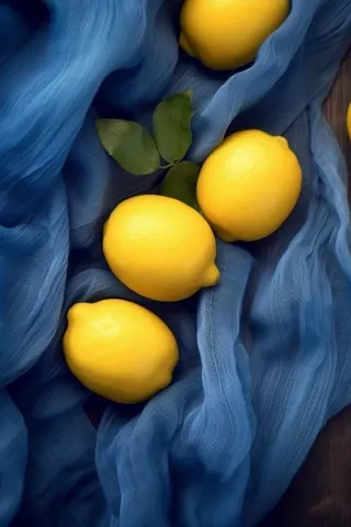 柠檬薄荷摄影背景图