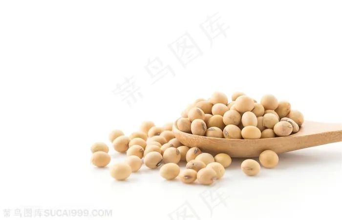 木勺中的黄豆粒