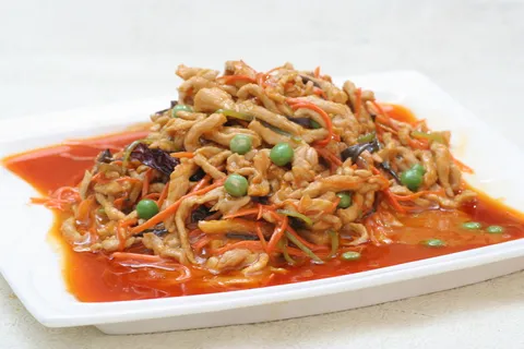 鱼香肉丝16元例