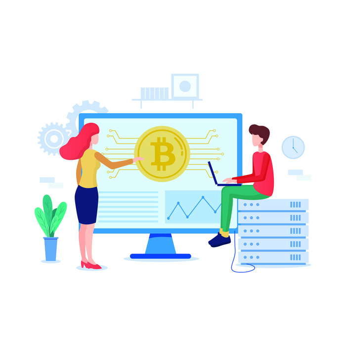 扁平化人物场景办公互联网等距ai矢量设计网页海报UI素材插画