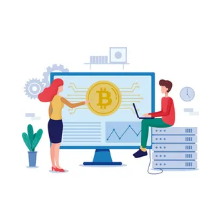 扁平化人物场景办公互联网等距ai矢量设计网页海报UI素材插画