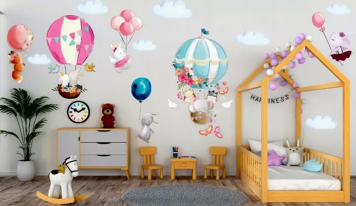 儿童照相拼接背景