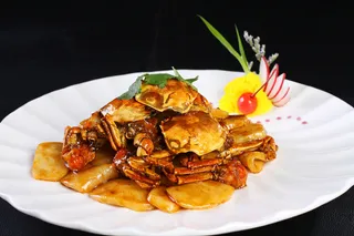 R02128毛蟹炒年糕