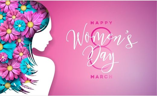 三八妇女节女神节贺卡素材