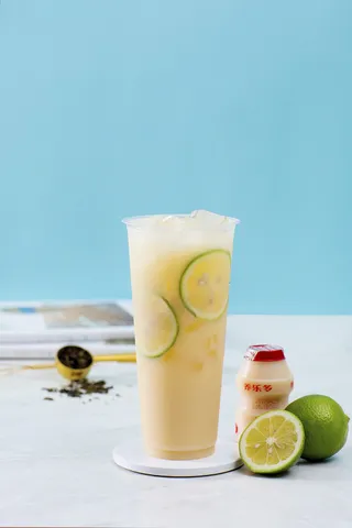 奶茶照片拍摄果汁柠檬养乐多