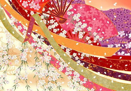 图片设计素材背景鸟语花香