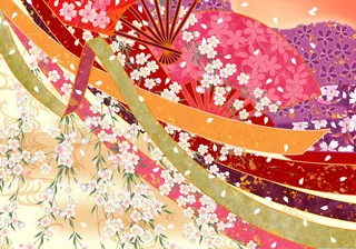 图片设计素材背景鸟语花香