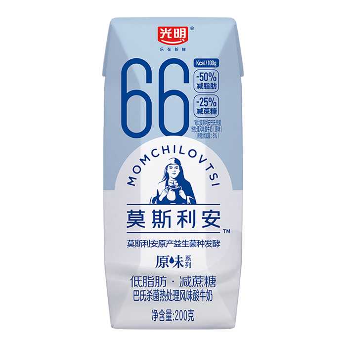 光明穆斯利安14超市商品白底图免抠实物摄影png格式图片透明底