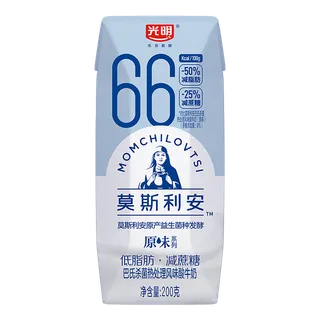 光明穆斯利安14超市商品白底图免抠实物摄影png格式图片透明底