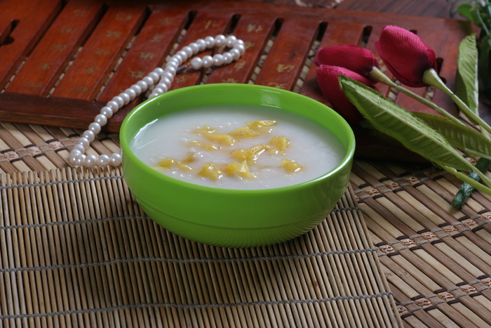奶香菠萝冰粥 (1)