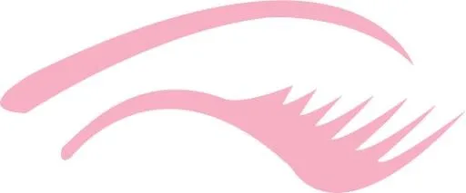 睫毛 PNG免抠(534x223)