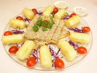 2393芝麻鸭肝拼鲜奶