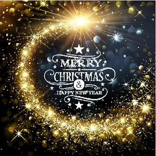 圣诞节圣诞树圣诞老人闪亮装饰电商促销折扣海报