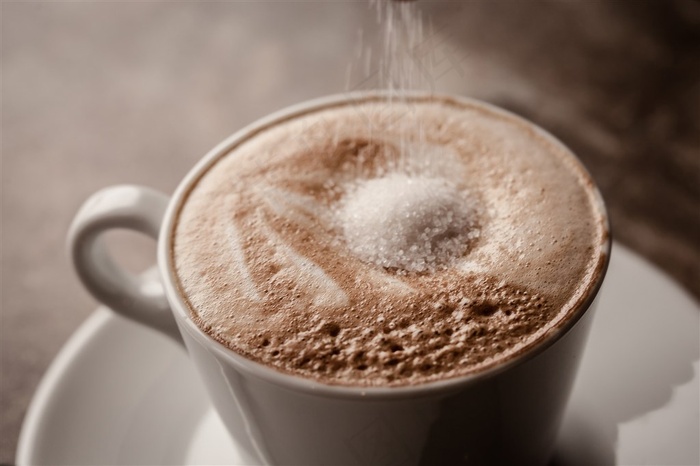 一杯咖啡特写高清大图